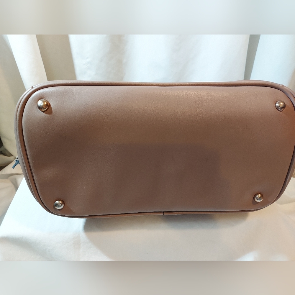 Hollis Blush Pink Faux Leather Full Size Diaper Bag EUC - Picture 6 of 12